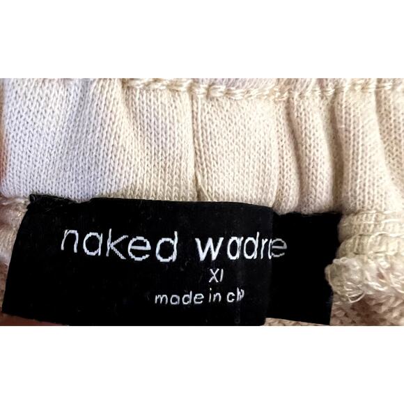 Naked Wardrobe Joggers Sweat Pants Athletic Warm Cozy Women XL Neutral NEW - Picture 3 of 9